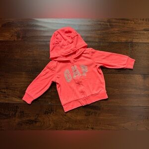 GAP Baby Bear Gap Logo Zip Hoodie 6-12M